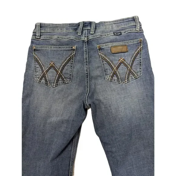 Women's Wrangler Retro Mae Mid-Rise Bootcut Jeans Size 31/11 X 32 - Picture 6 of 7